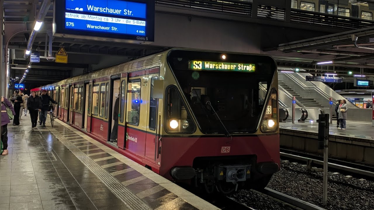 S-Bahn Berlin|Mitfahrt in der BR480 auf der S3 von Friedrichshagen bis Warschauer Straße