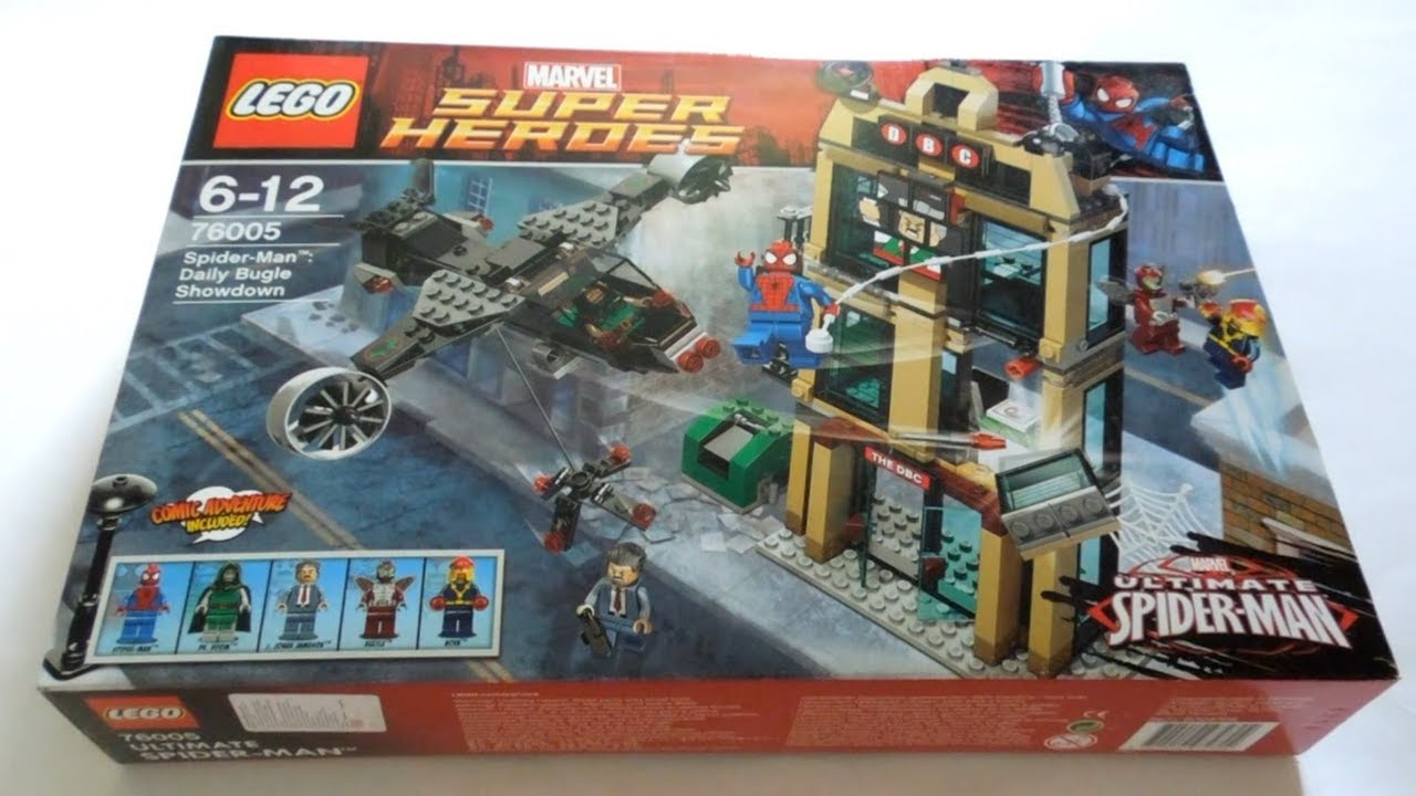 Lego Super Heroes 76005 Spider-Man: Daily Bugle Showdown Обзор