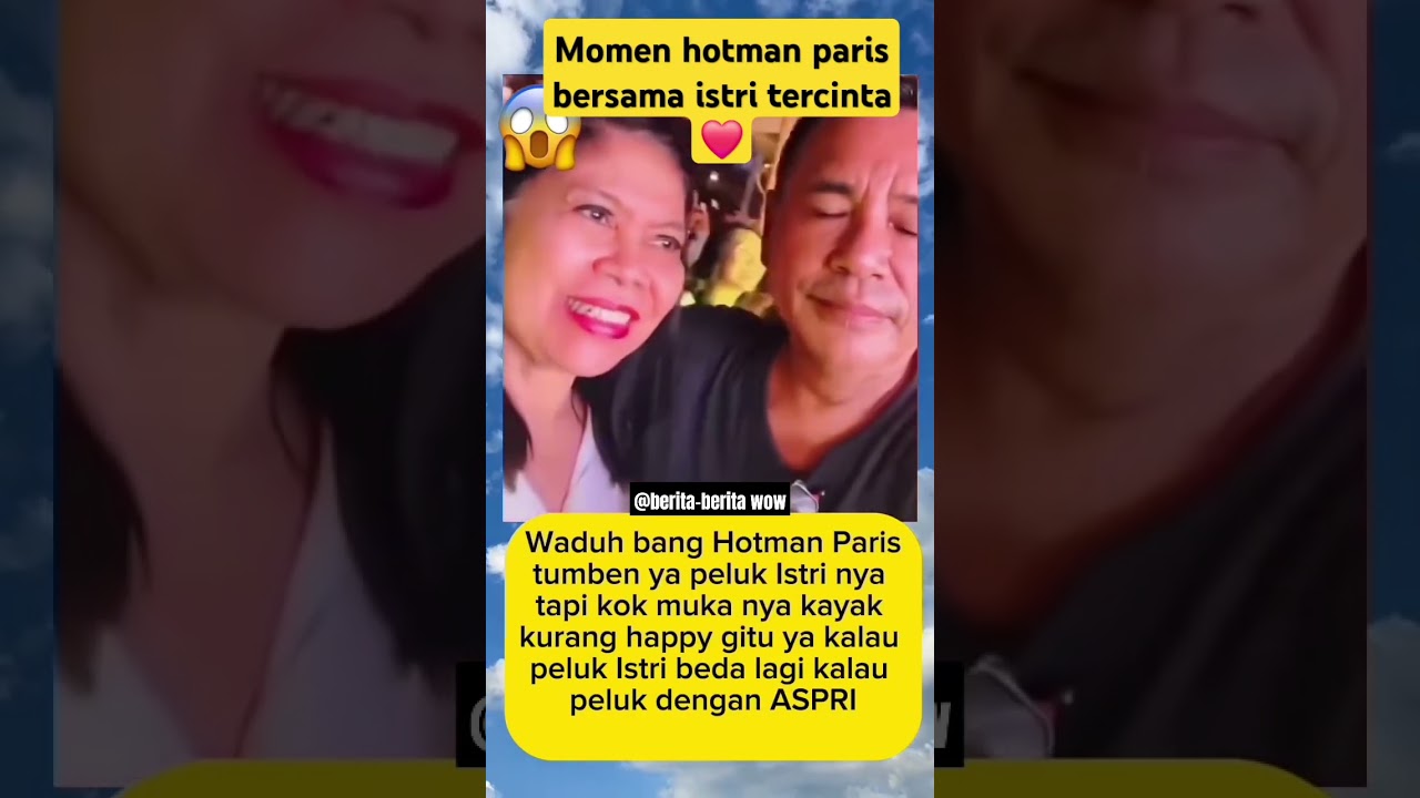 ekspresi hotman paris bersama istri‼️ #hotmanparishutapea #hotman #viralvideo #artisviral #shorts