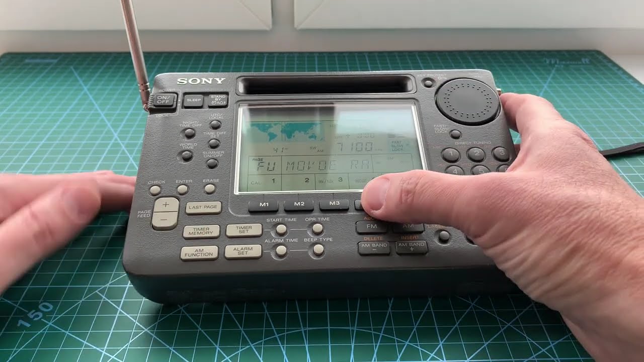 Sony ICF-SW55  после реставрации / after restoration
