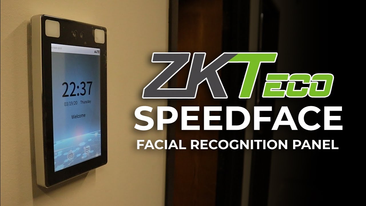 Панель распознавания лиц и определения температуры SpeedFace от ZKTeco для контроля доступа