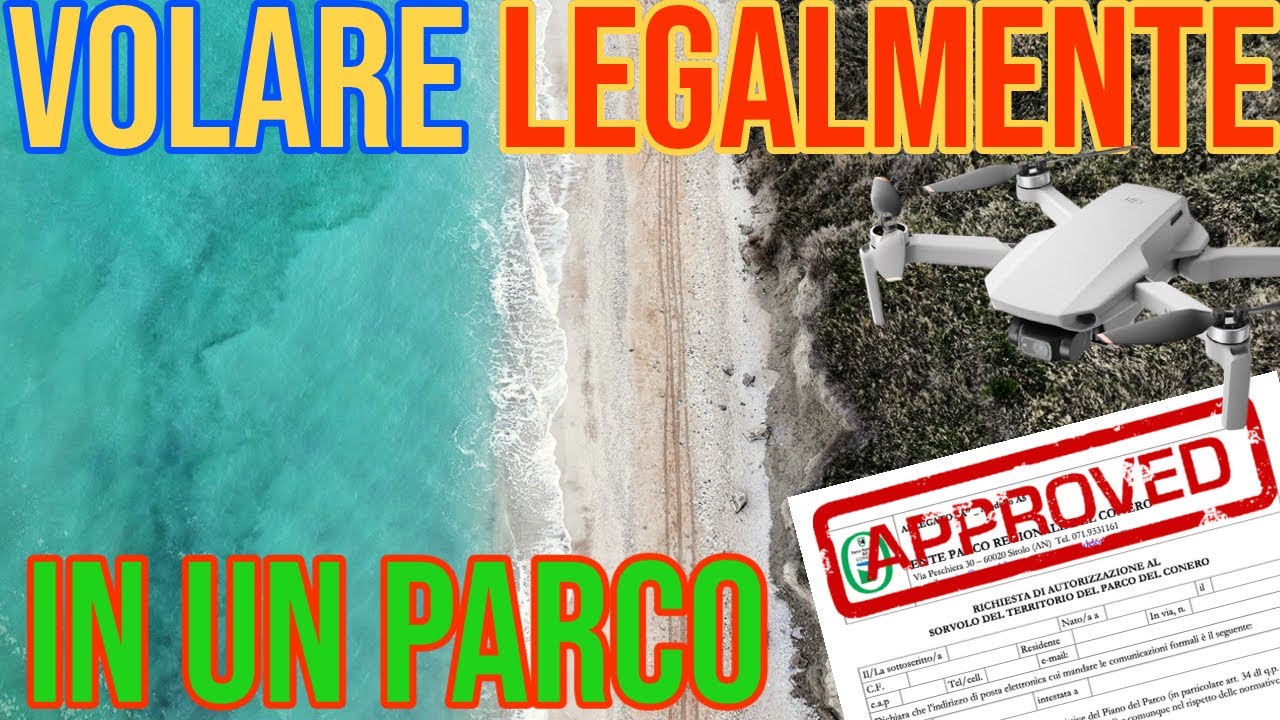 Come volare LEGALMENTE PER HOBBY nel PARCO DEL CONERO con il DRONE - DJI MAVIC 3