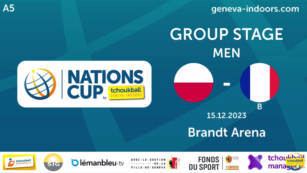 Poland / France B - Group stage men / Nations Cup Tchoukball 2023 - ENG