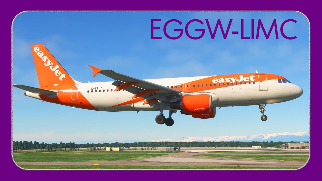 [ MSFS ] Luton - Milan Malpensa | easyjet | VATSIM | Fenix A320 | FS2Crew Animated First Officer |