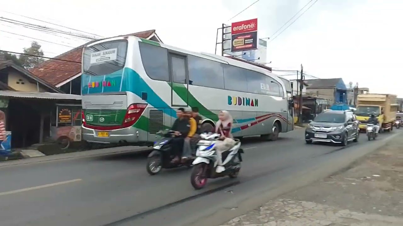 Jalannya lancar dan terkendali dari kecamatan 