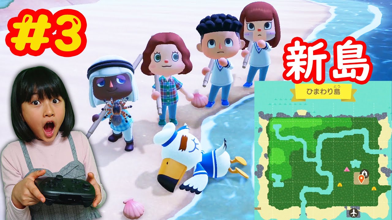 🌲あつ森🌲訳あってひまわり島削除しましたorz あつまれ どうぶつの森☆＃3☆ニンテンドースイッチ himawari-CH