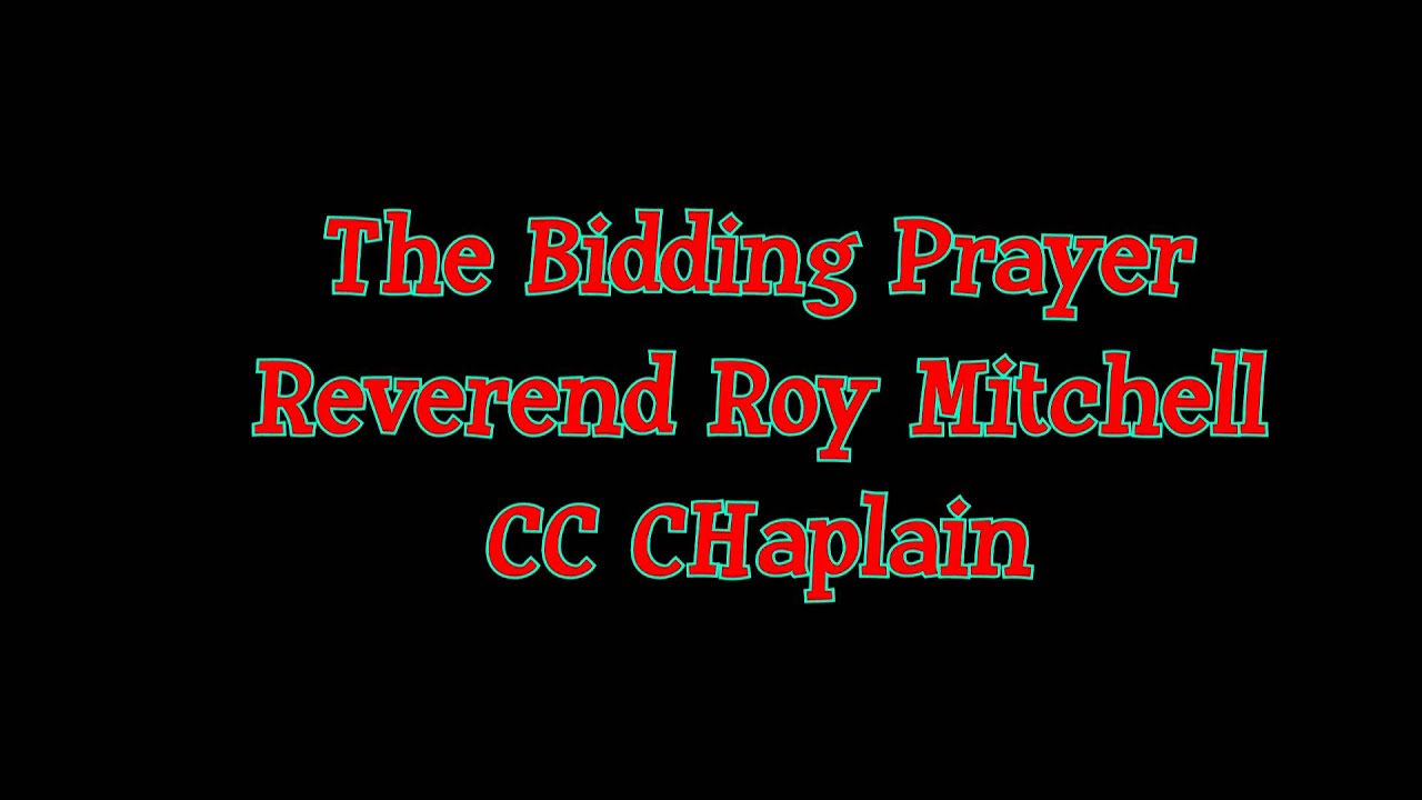 Hymn, Bidding Prayer, Lesson 1 and 