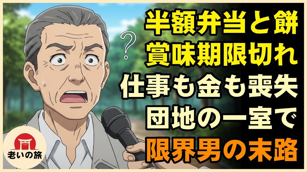 【漫画】半額弁当と賞味期限切れの餅で食いつなぐ…仕事も金も失い、団地の一室で“限界まで追い詰められた”男の末路【シニアライフ】【60代以上の方へ】