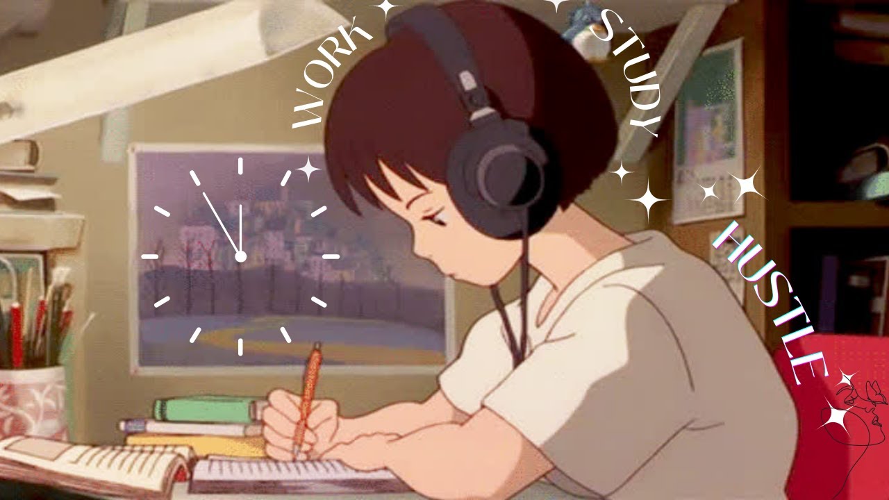 1 HOUR STUDY WITH ME ~ anime pomodoro timer w/ 5 min break & background music | study/work/hustle.