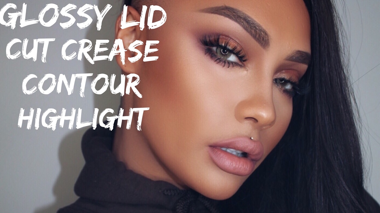 GLOSSY EYE MAKEUP FLAWLESS SKIN | SONJDRA DELUXE