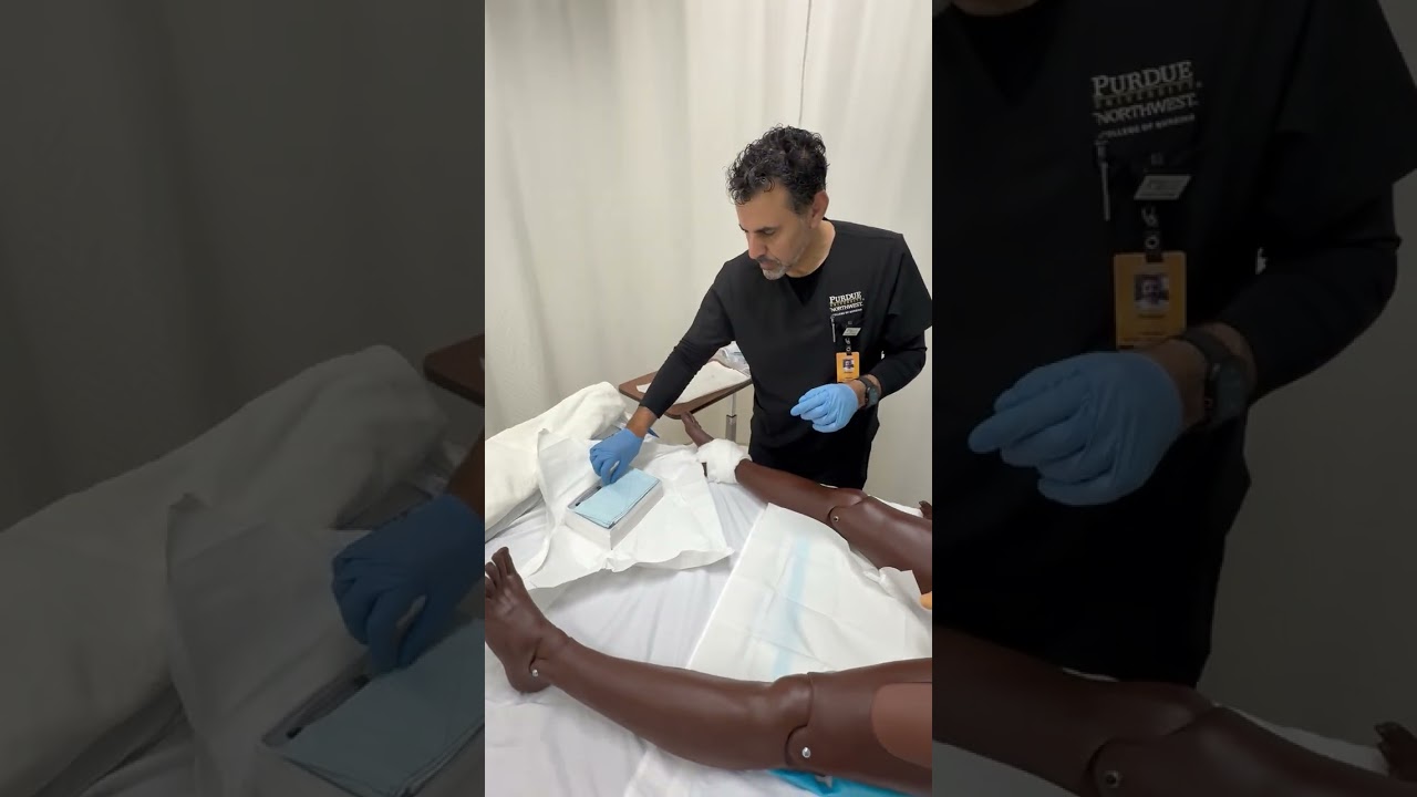 Inserting a Male Urinary Catheter