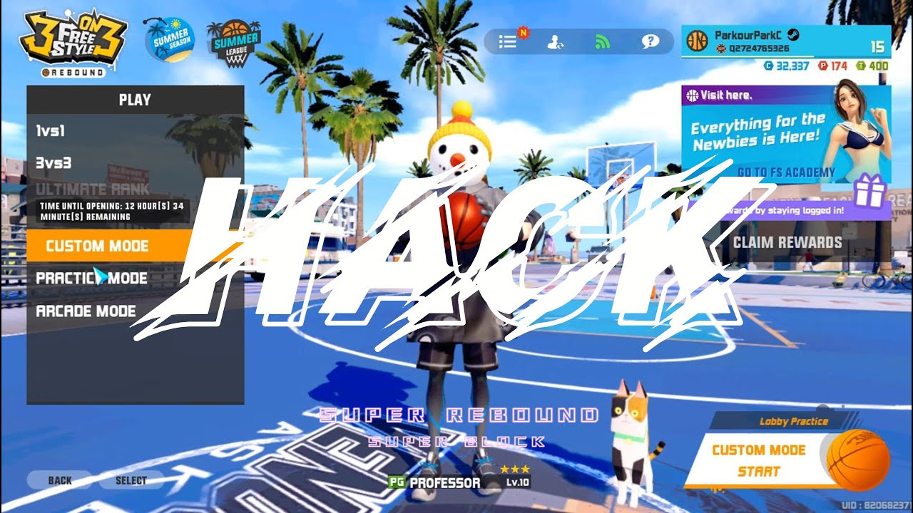 【HACK】3ON3 FreeStyle Rebound CHEAT VIP 2025 SUPER REBOUND BLOCK STEAL