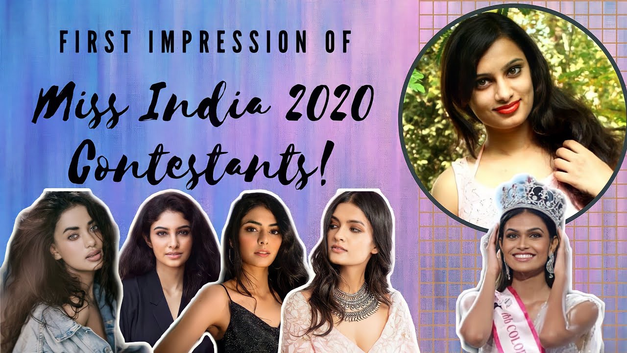 Miss India 2020 Contestants Unveiled: First Impression!