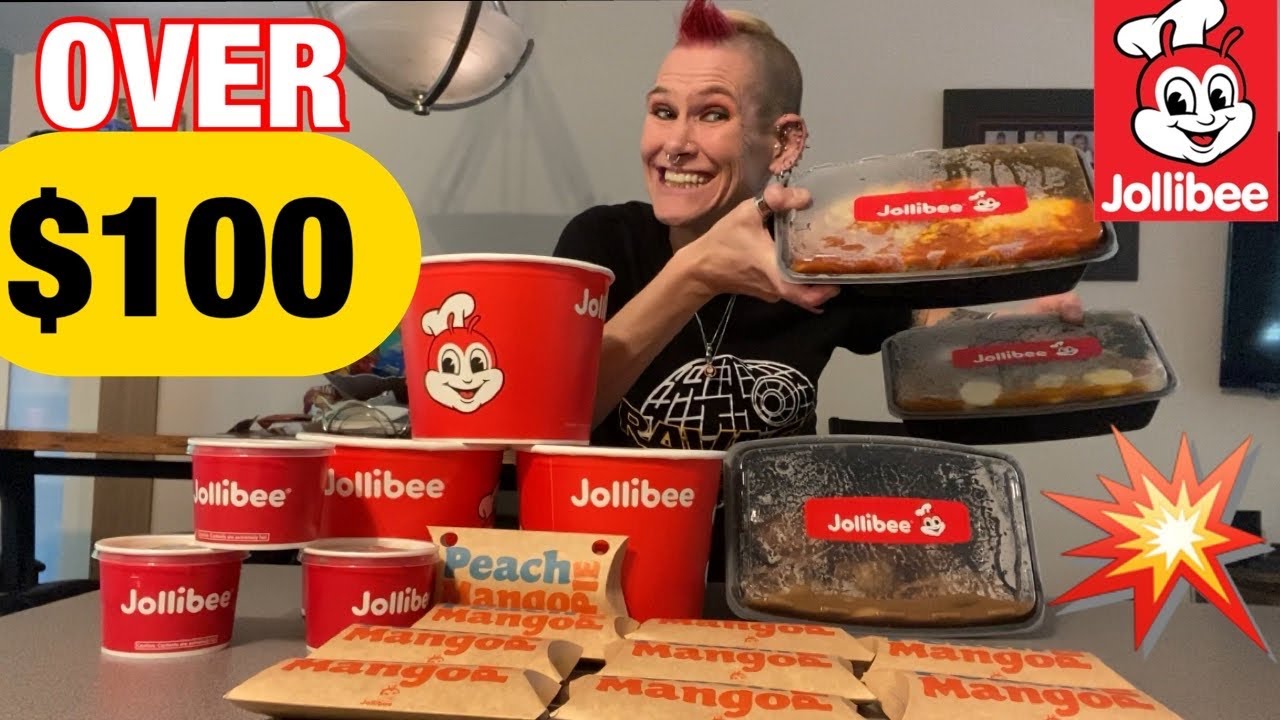 ЧЕЛЛЕНДЖ МЕНЮ JOLLIBEE | БОЛЕЕ 100 ДОЛЛАРОВ | МАМА ПРОТИВ ЕДЫ