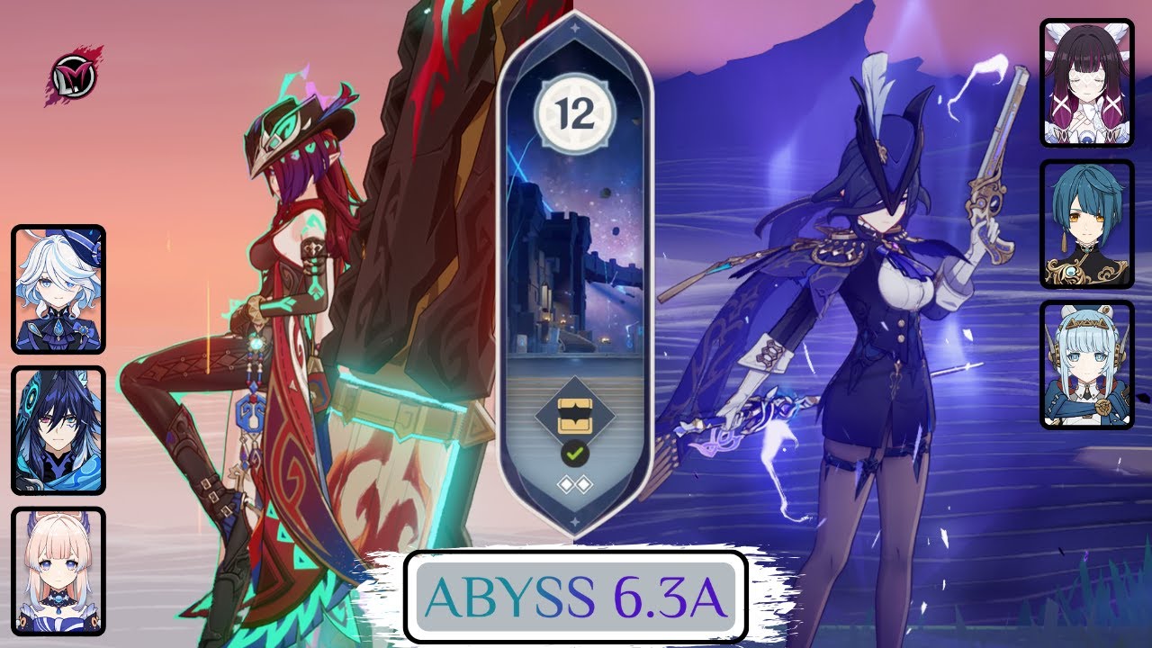 C0 R1 Chasca & C0 R1 Clorinde | Spiral Abyss 6.3A ~ Floor 12 | Genshin Impact Luna IV