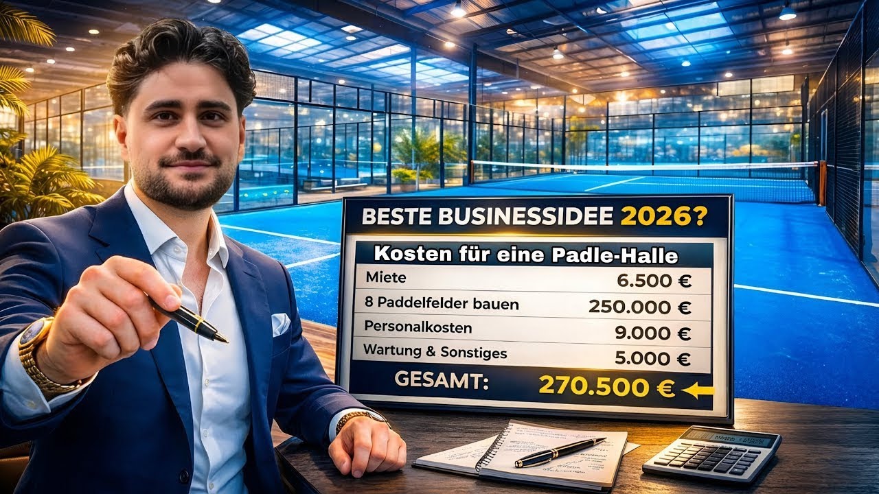 Lohnt sich eine Padel-Halle?👀 Wir rechnen es aus!🔥 | EliasN97Clipz