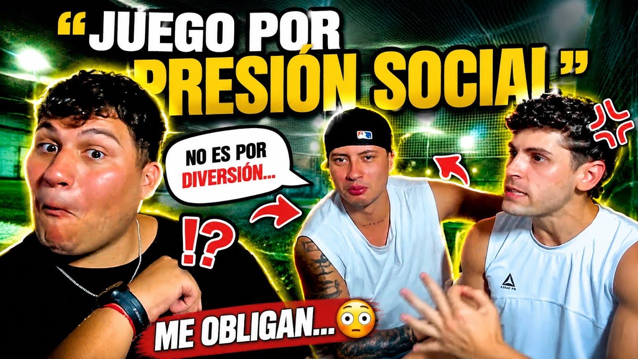 Juego al FUTBOL solo por PRESION social…