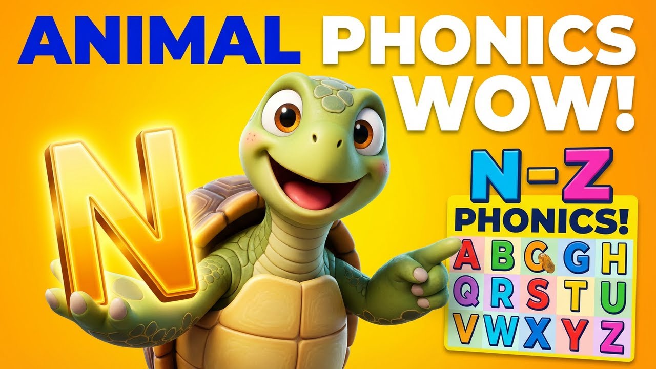Animal Alphabet N-Z: The Phonics Game Changer