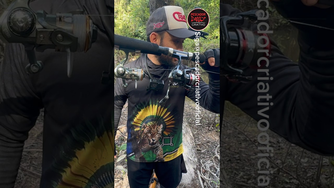 ENCRENCA COM PEIXE GRANDE😱COM MINI KIT MA AMAZÔNIA‼️