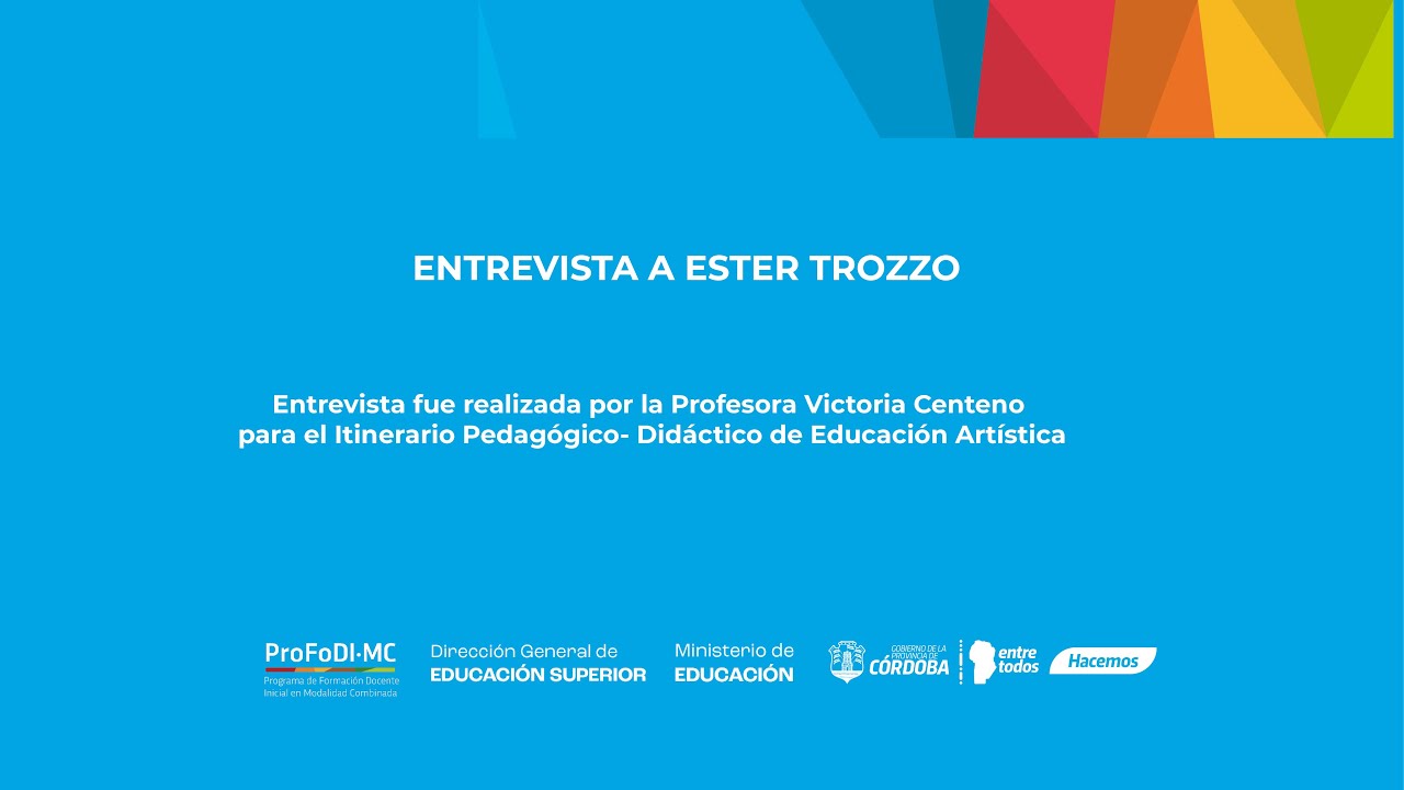 ENTREVISTA A ESTER TROZZO