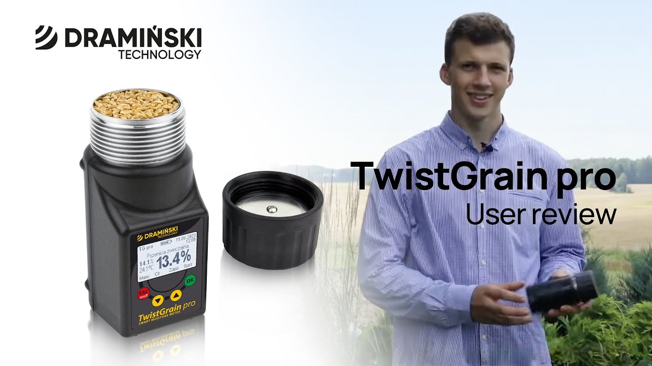 Grain Moisture Meter DRAMIŃSKI TwistGrain pro - user review (English Subtitles)