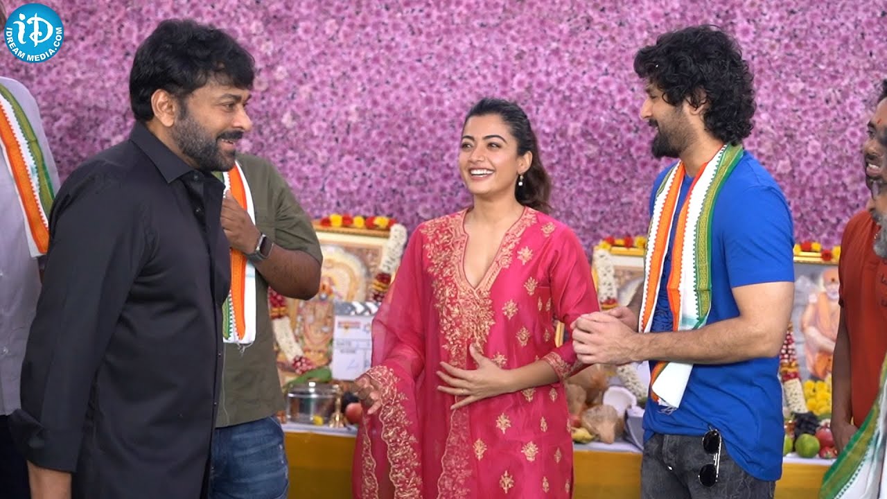 Megastar Chiranjeevi Launched #VNRTrio | Nithin | Rashmika | iDream Filmnagar