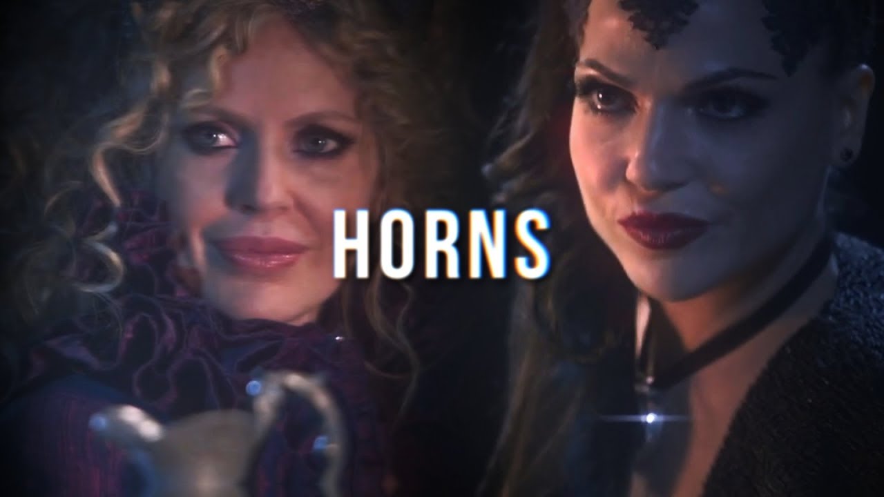 regina mills & maleficent | horns