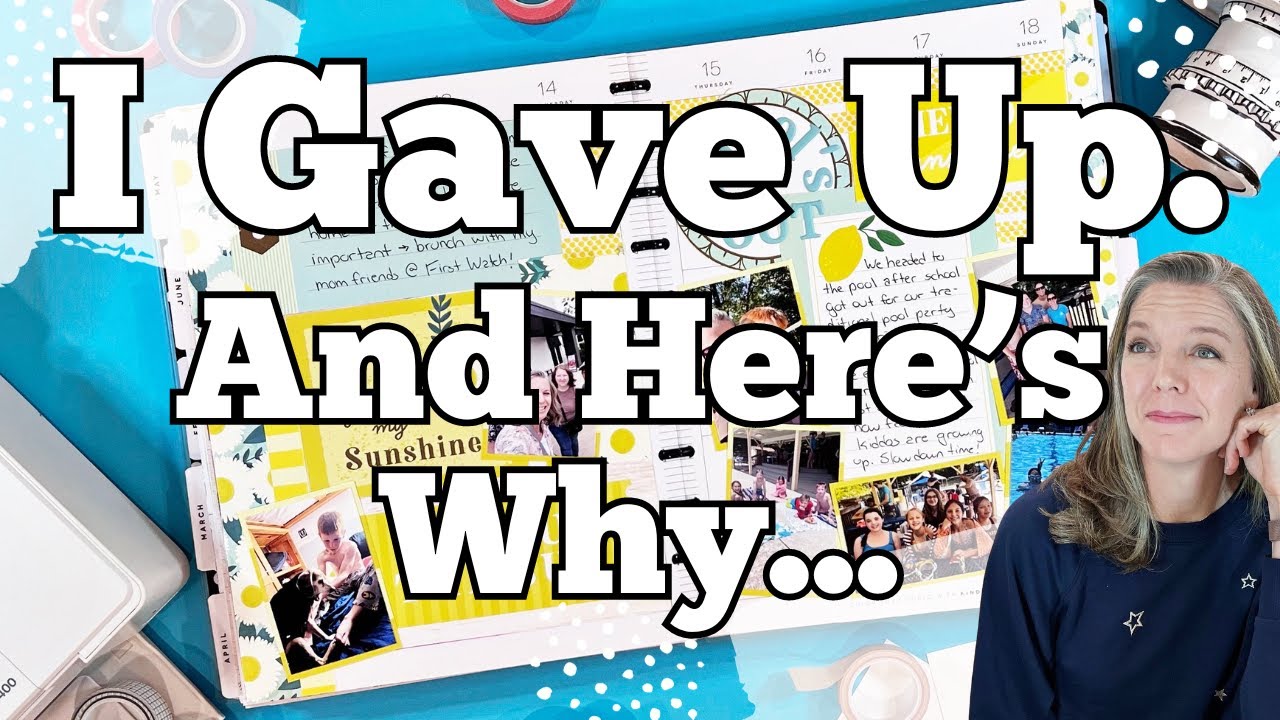 I Gave Up || Memory Planner Flip-Through