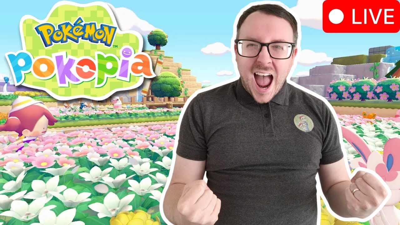 The Pokémon Pokopia Adventure Continues! ⚔️ Building & Catching LIVE