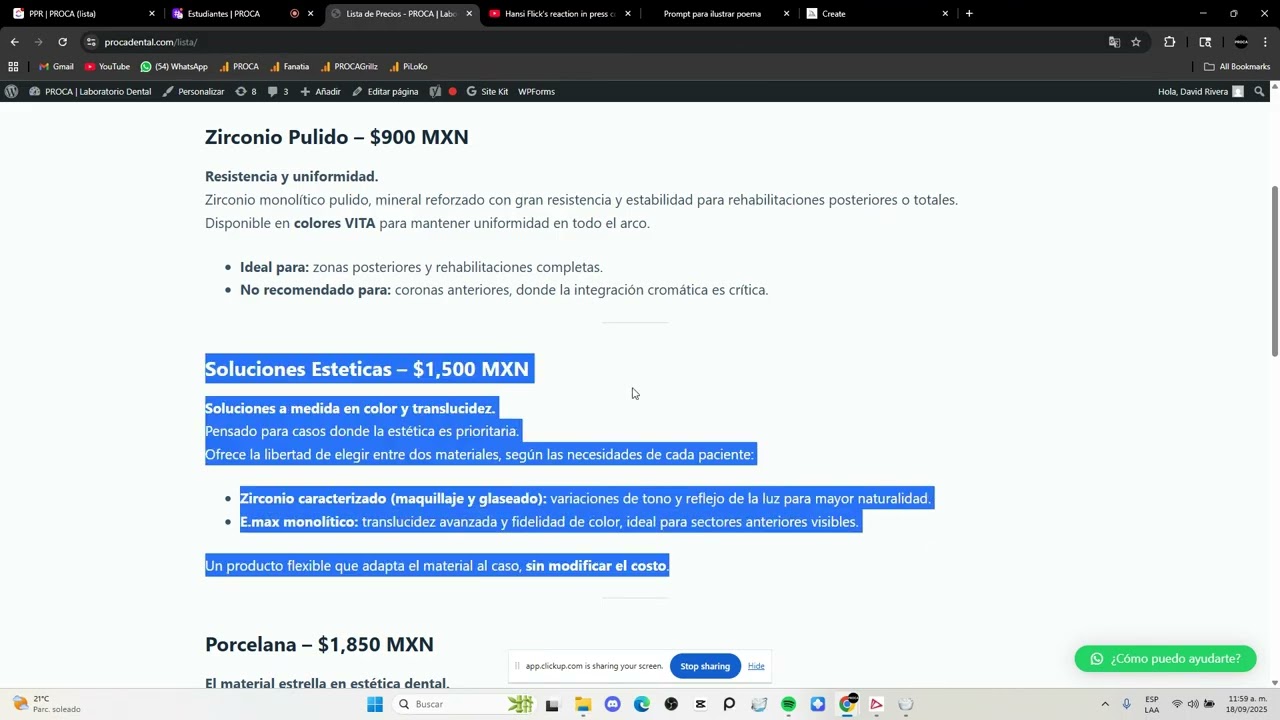 Costos - ¿Les gustaría que hablaramos de esto?