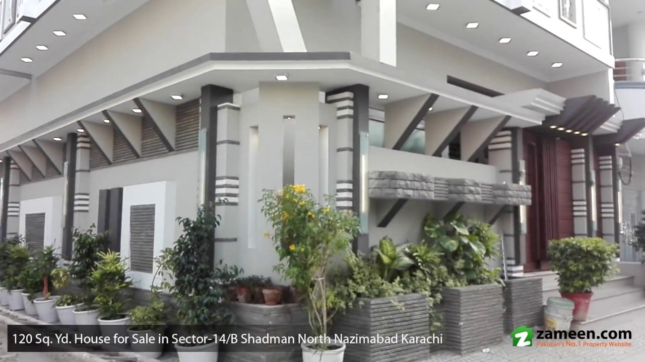 120 Sq. Yd. BUNGLOWFOR SALE IN SECTOR-14/B SHADMAN TOWN NORTH NAZIMABAD KARACHI