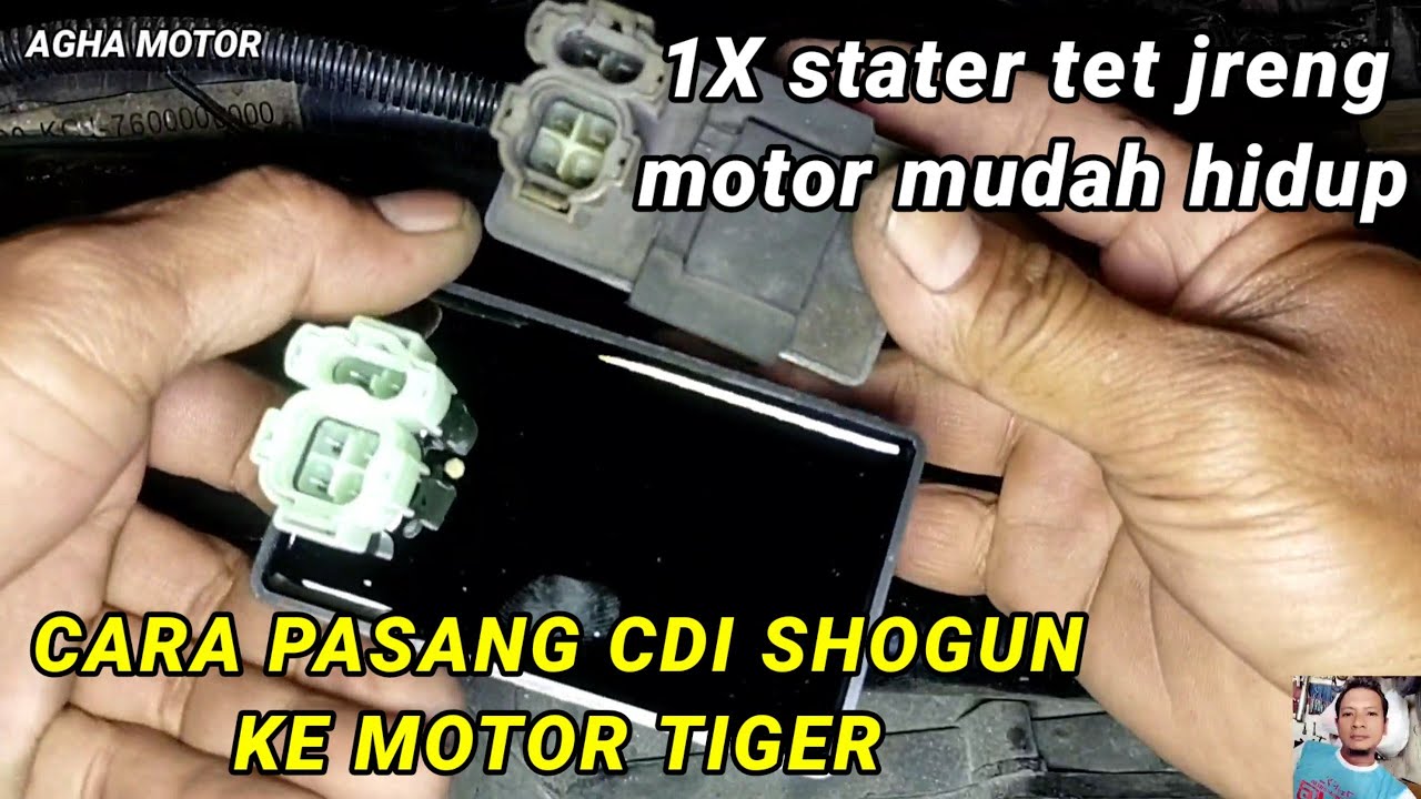 CARA PASANG CDI SHOGUN KE MOTOR TIGER