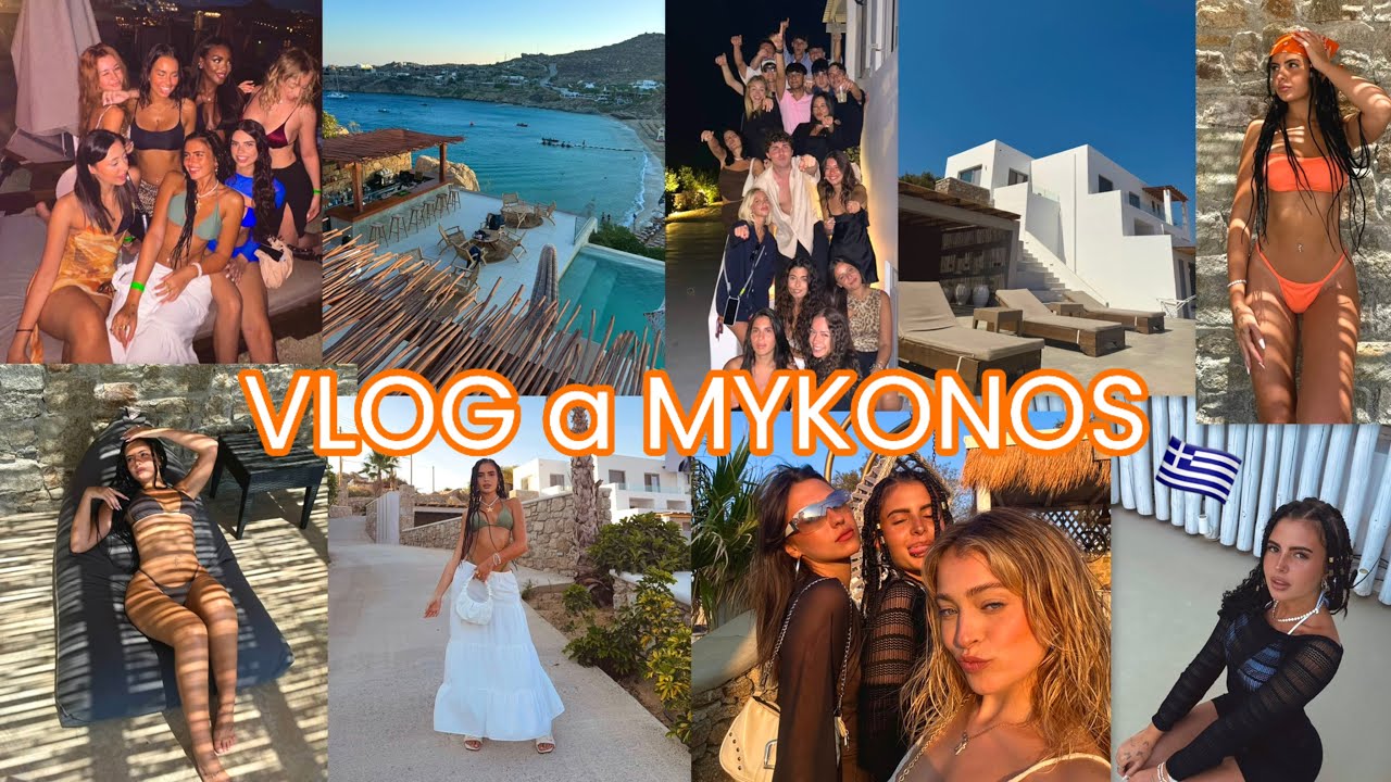 Girls in Mykonos Vlog🇬🇷🥳