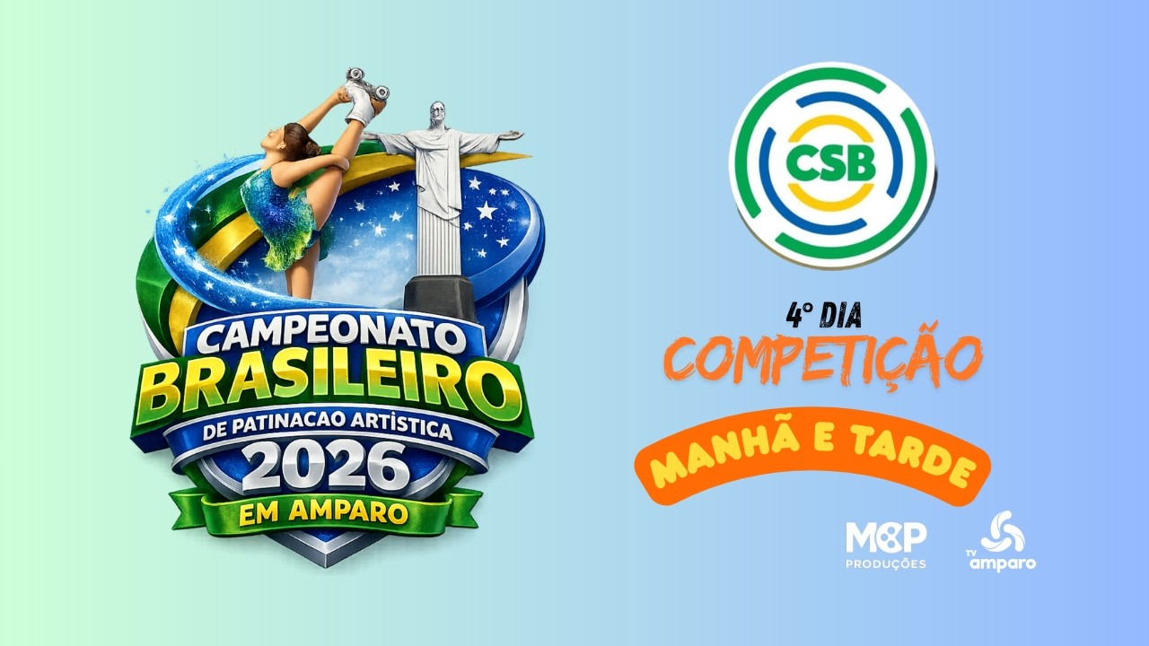 CAMPEONATO BRASILEIRO DE PATINAÇÃO ARTISTICA 2026 EM AMPARO - 5° DIA TARDE
