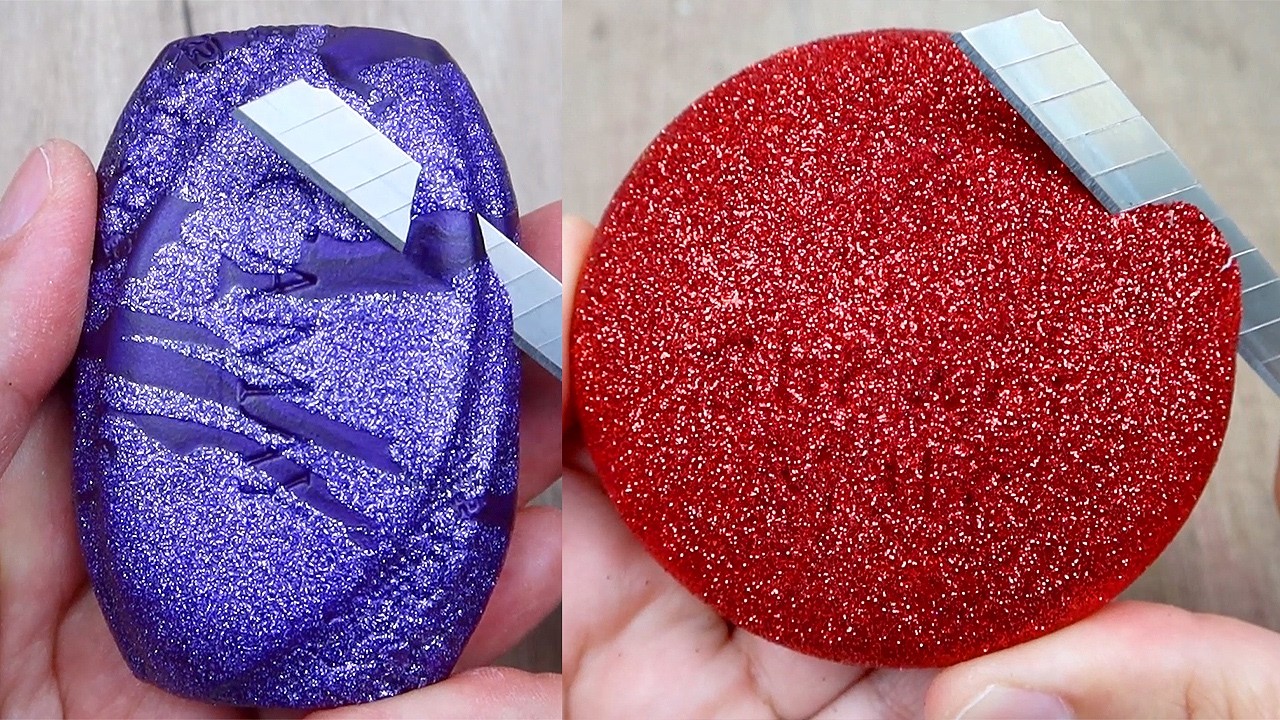 Relaxing Soap Cutting ASMR. Satisfying Soap and lipstick cutting. Corte de jab&oacute;n - 1285