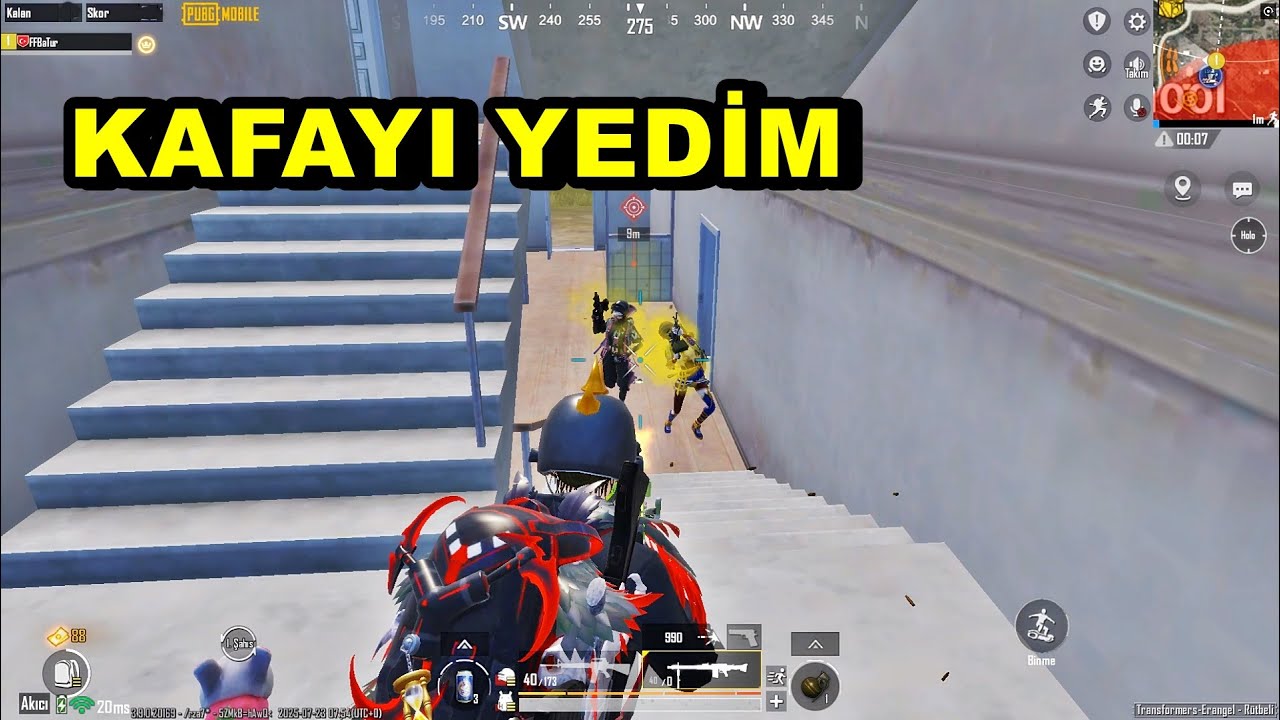 KAFAYI YEDİRTTİLER RESMEN ! BATUR GAME SOLO SQUAD PUBG MOBİLE