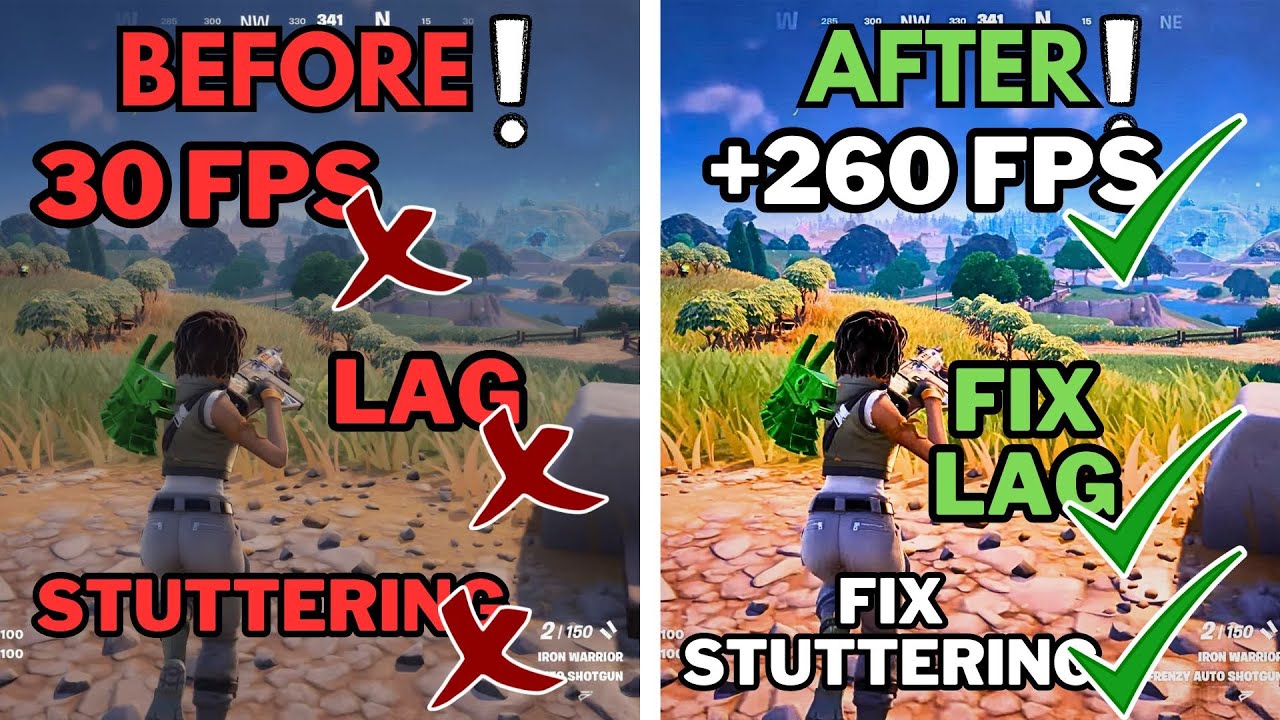 INSANE Fortnite Chapter 5 Season 3 FPS Boost! 🚀 Say Goodbye to Lag and Stuttering! Easy Fix