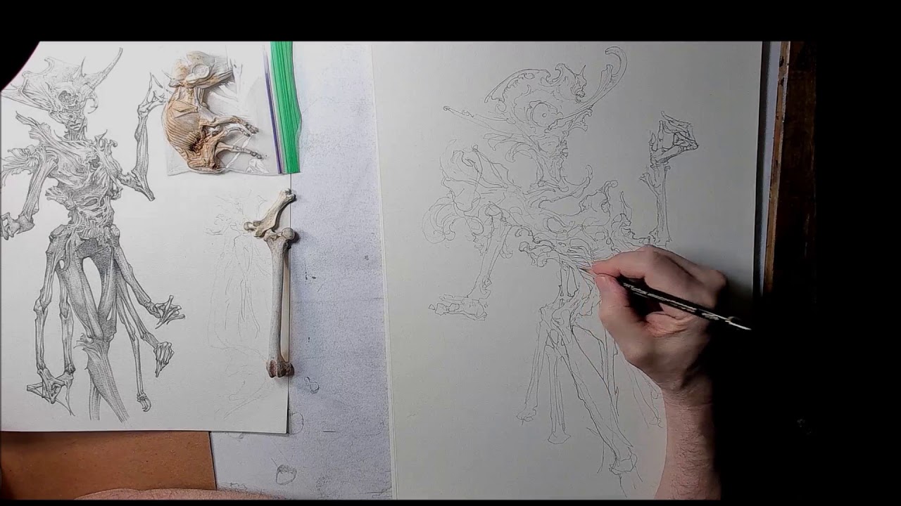 Allen Williams Angel Drawing Part 2