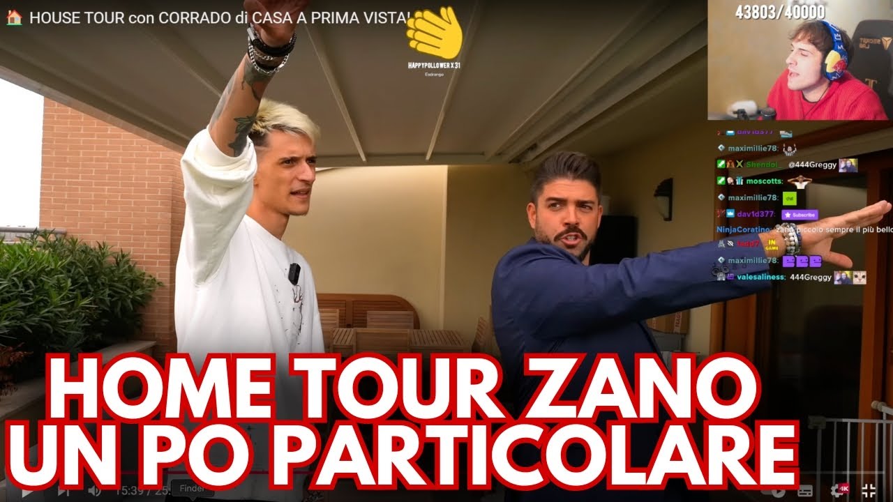 BLUR reacta HOME TOUR di Zano | con Corrado di case a prima vista!