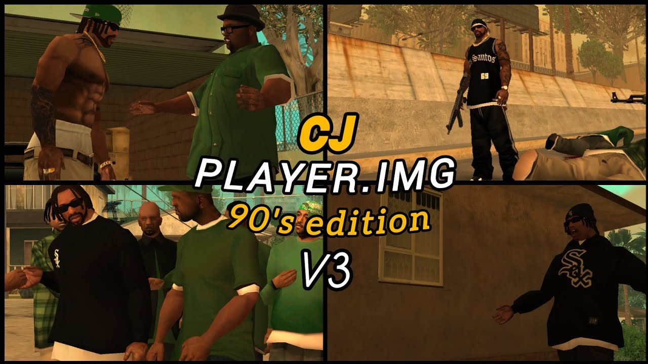 El Mod de Ropa definitivo para CJ | CJ 90's Edition V3 | GTA San Andreas Android 