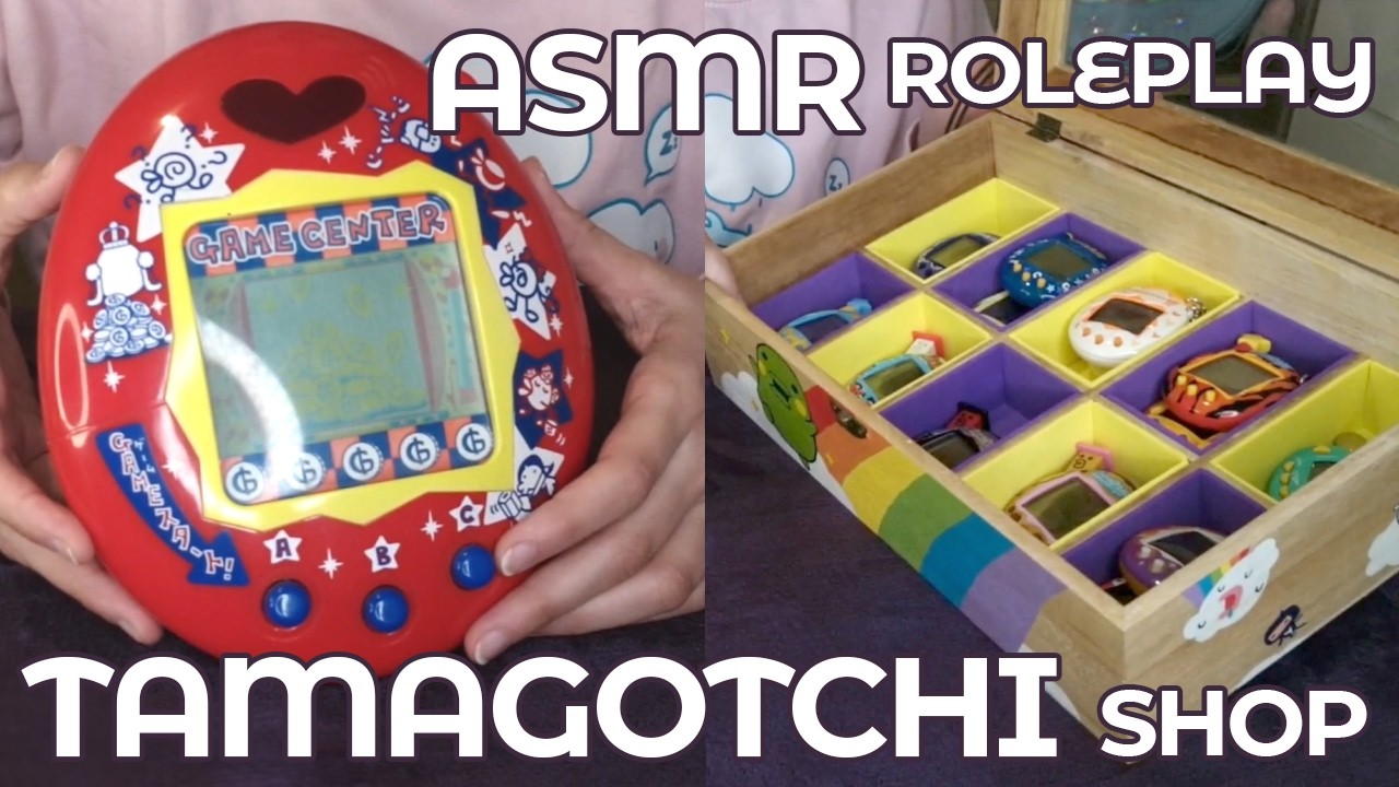 ASMR Tamagotchi Shop Roleplay 👾🛍️ | Whispering, Tapping & Personal Attention