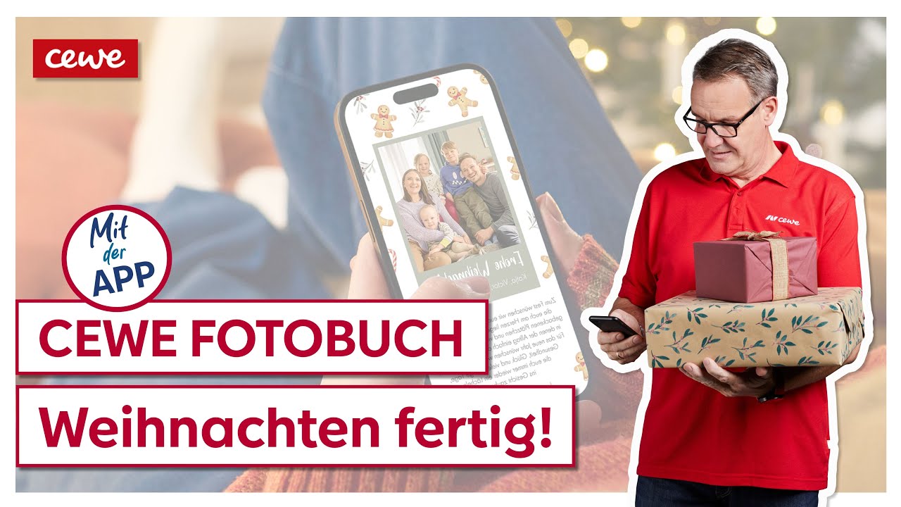 Ein CEWE FOTOBUCH mit der APP gestalten