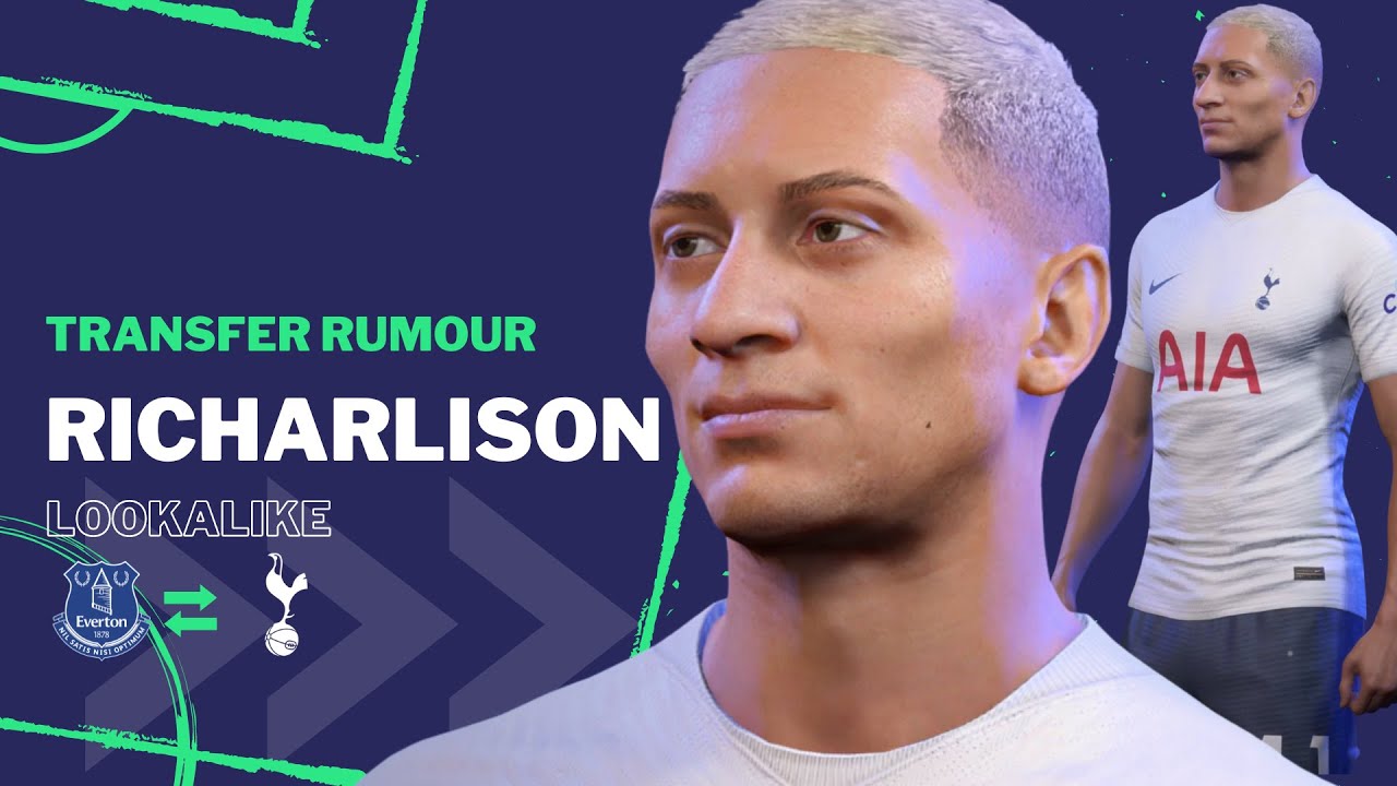 FIFA 22 -  RICHARLISON Pro Clubs Look alike Build | Tottenham Spurs Rumour ⇆ SUMMER TRANSFERS ⇆