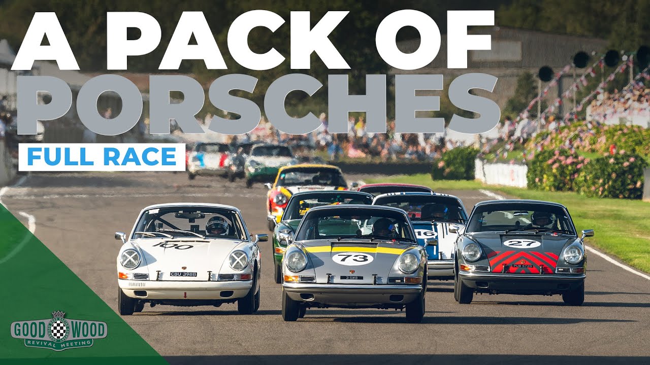 30 Porsche разозлились | Полная гонка Fordwater Trophy 2023 | Возрождение Гудвуда