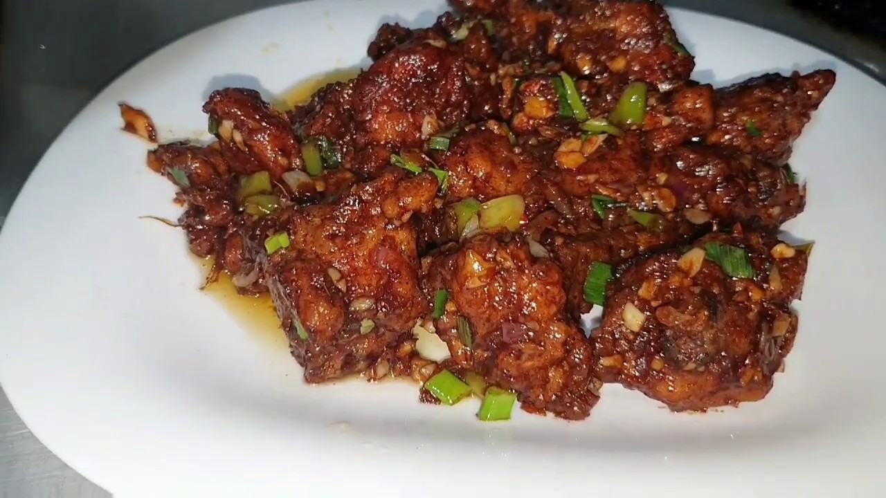 chicken manchurian dry recipe / how to make dry chicken manchurian / chicken starter Chinese hindi