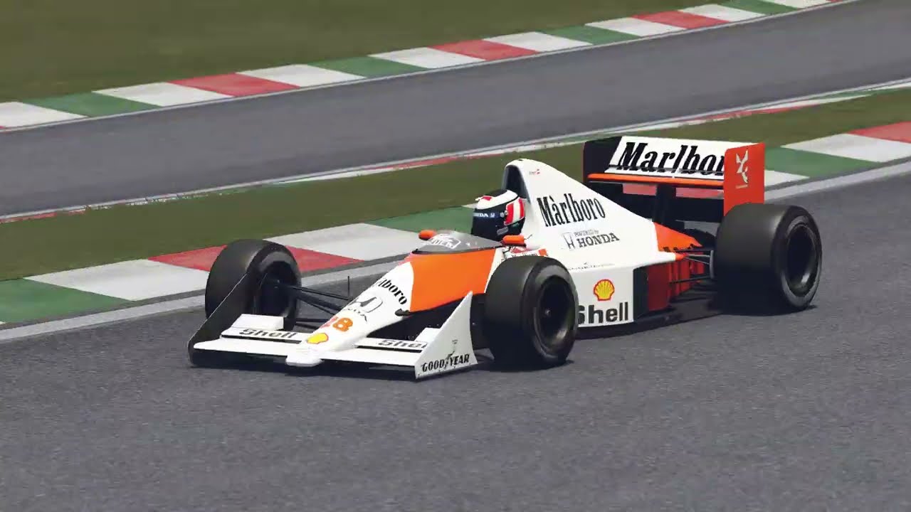 Mclaren MP4-5B at Mexico 1992- Mclarens legendary 1990 F1 cat at an underated circuit
