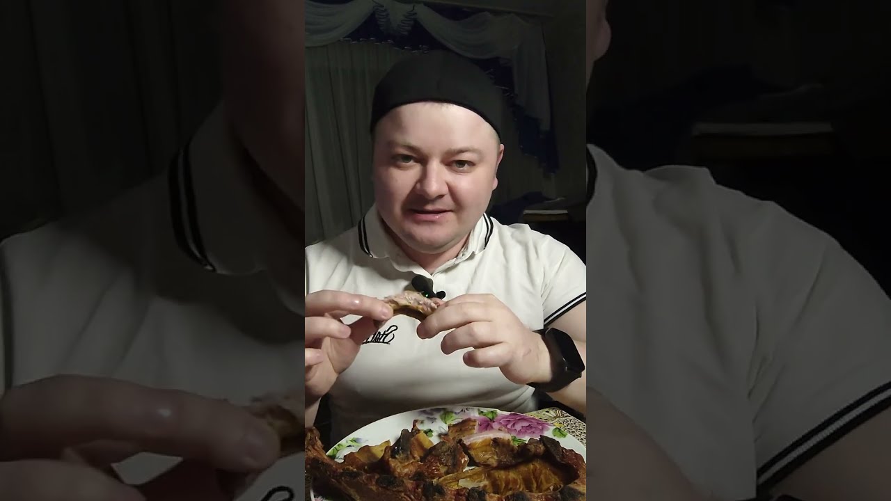 Мукбанг: копчёные рёбрышки 🍖 Мой спокойный ответ