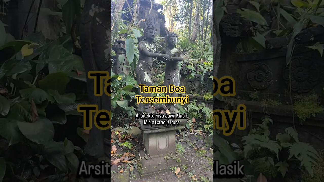 Taman Doa Kristiani Bernuansa Jawa Klasik