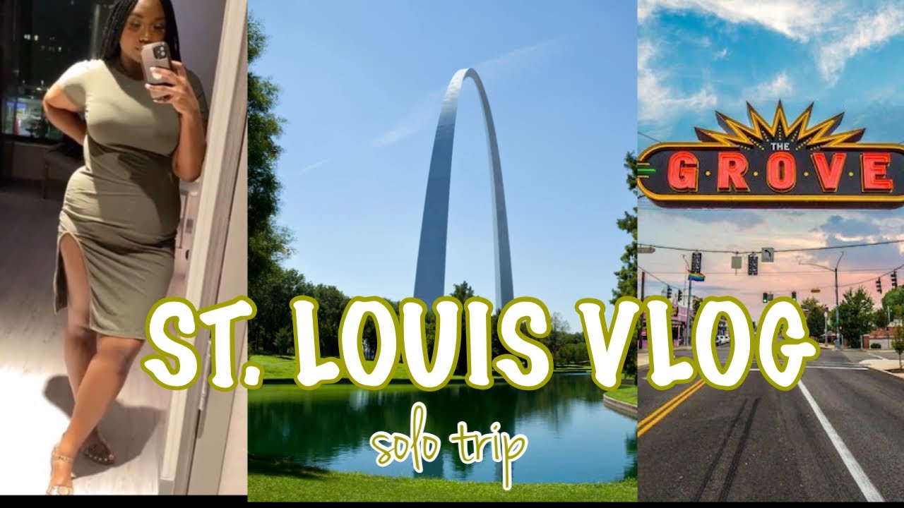 SOLO TRIP TO ST. LOUIS VLOG | THE ARCH| RIVERBOAT CRUISE| GRANTS FARM