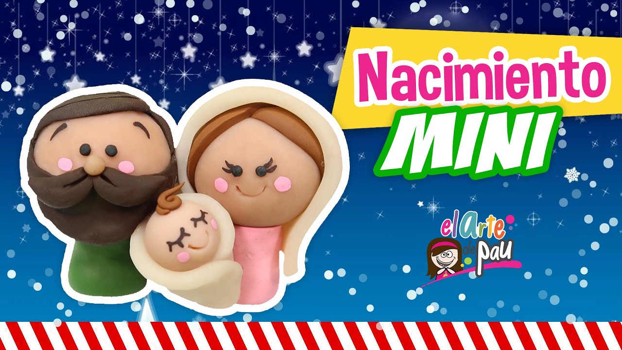 Mini NACIMIENTO de Arcilla Polimérica ⭐ El Arte de Pau ⭐
